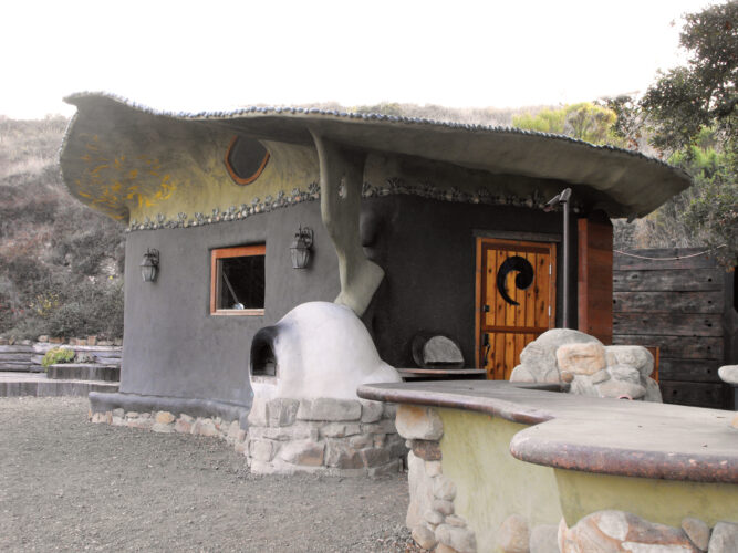 Modern Cob House Building